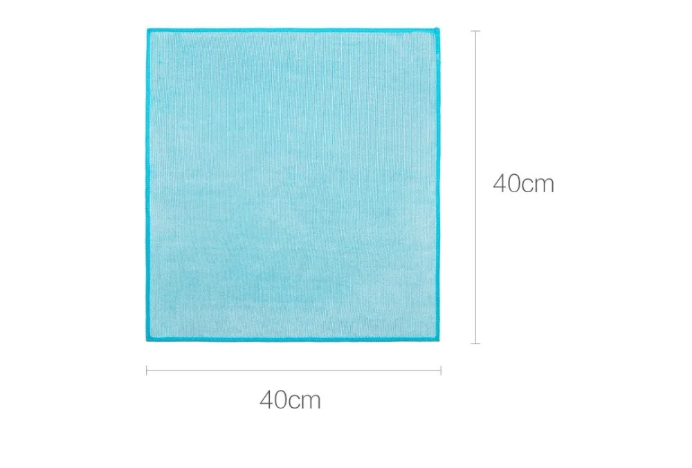 Полотенце тряпка из микрофибры Xiaomi 40*40 см быстросохнущее полотенце Чистящая подушка для автомобиля кухонная чистота Очистка