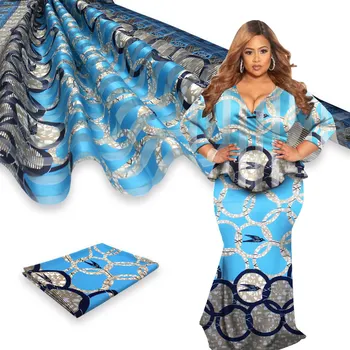 

2019 fashion imitated silk fabric african print fabric african fabric wholesale nigerian ankara fabrics african wax prints