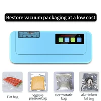 Fast Shipping 2018 New Household Vacuum Food Sealer Packaging Machine Vacuum packer Give free 10 Pcs Vacuum Bags P-290 1