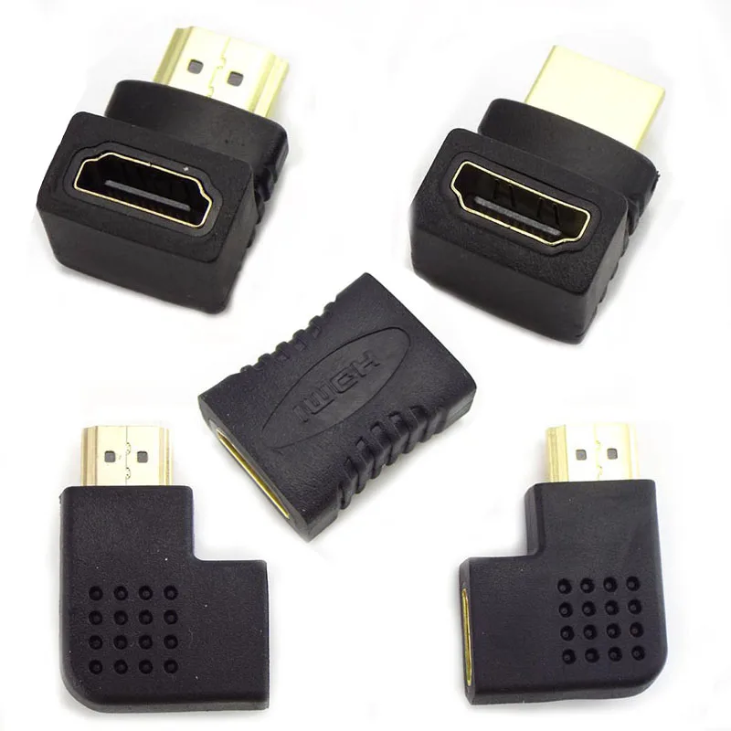 270 с поворотом на 90 градусов совместимому HDMI Кабельный разъем адаптера мужского и