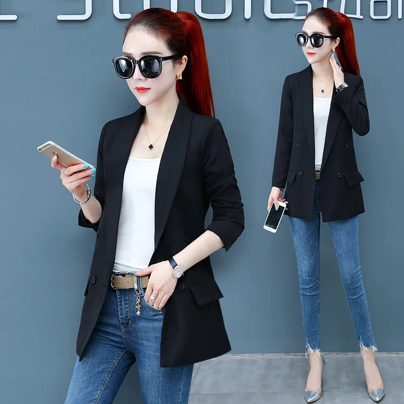 

Suit Jacket Women's Sense of Design Non-mainstream 2019 Autumn New Style Korean-style Loose-Fit Slimming Casual Women's Blazer