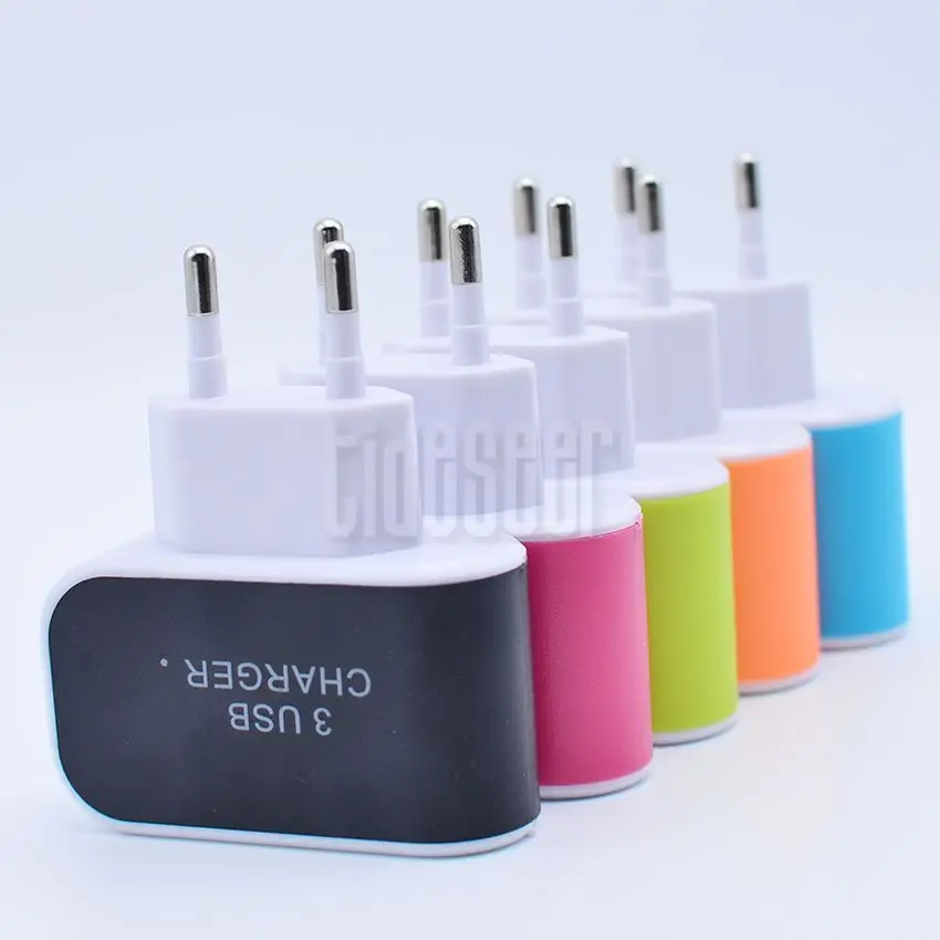 US $1.051.74 3 Ports 31A Triple USB Port Wall Home Travel AC Power Charger Adapter US EU Plug For IPhone Xiaomi Huawei Mobile Phone 1000pcs