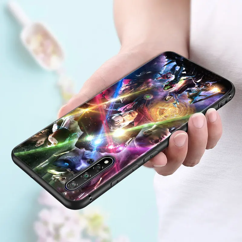 Черный чехол Мстители Железный человек Капитан Америка для huawei Nova 5 3i P Smart Z Plus P30 P20 Pro P10 P9 Lite чехол для телефона