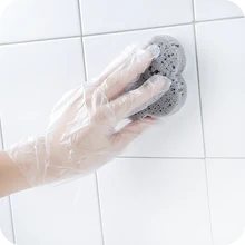 100 шт./компл. Пластик Еда одноразовые перчатки для ресторана Кухня домашней чистки гриля органические еда овощи фрукты перчатки