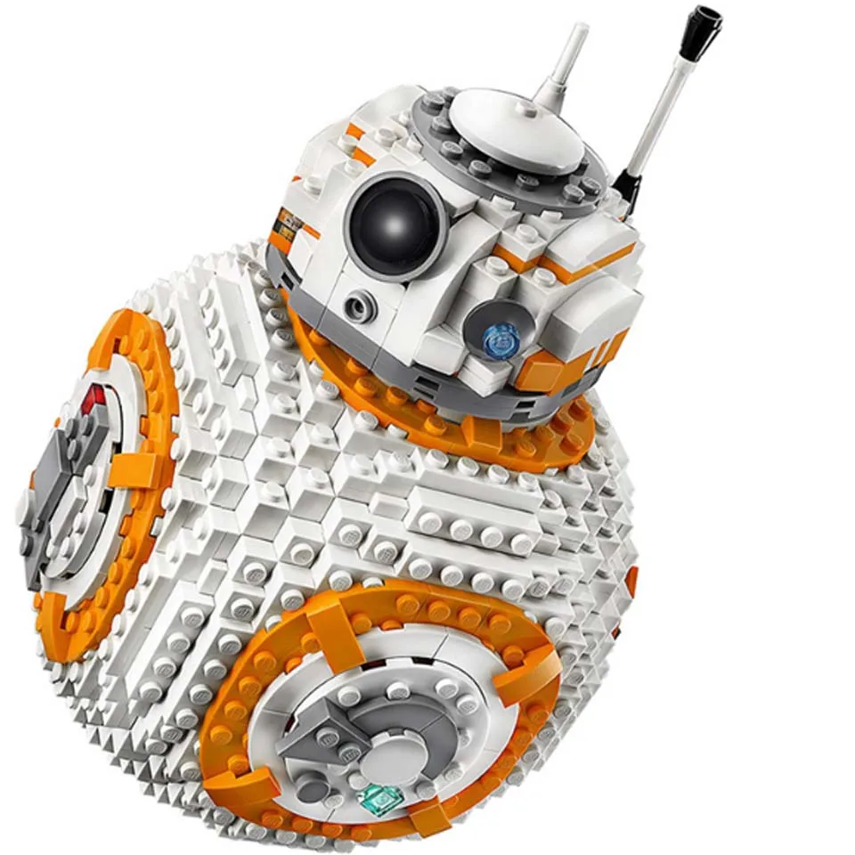 1106 шт. космические Звездные войны герой дроид BB-8 роботы фигурка модель строительные блоки сборные игрушки Кирпичи джедай набор 75187 подарок