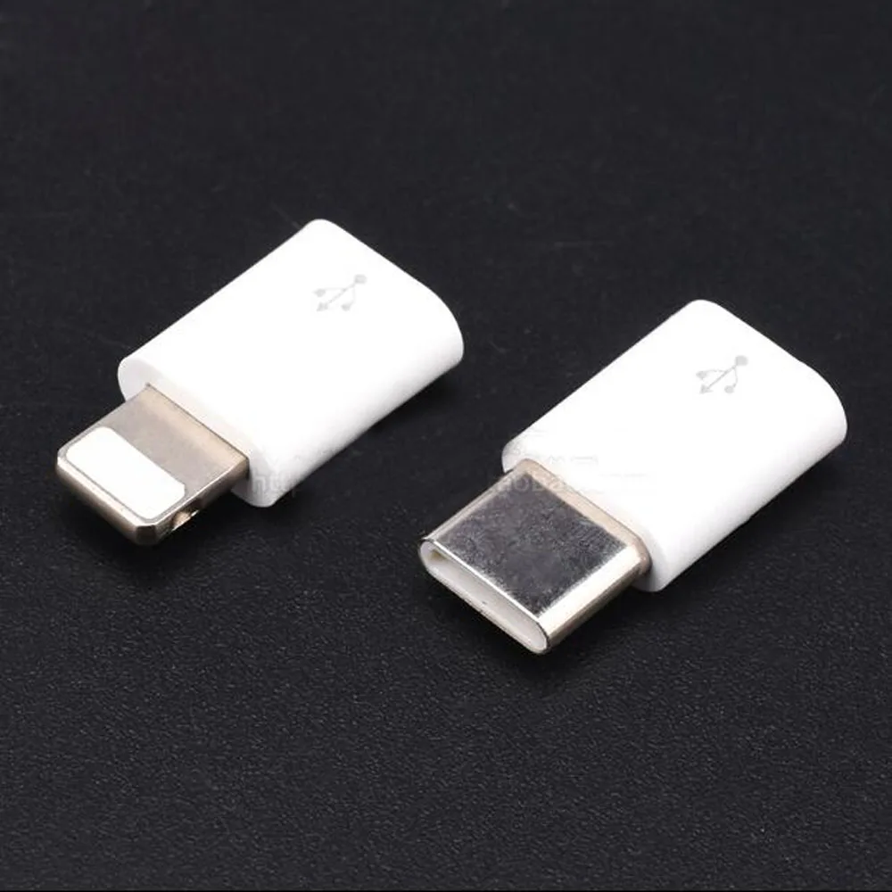10 шт. адаптер для iPhone от Android до type-c для LeTV/huawei/Xiaomi для мобильного телефона, адаптер для зарядки