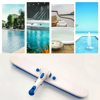 

GloryStar 18 Inch Swimming Pool Wall Ground Brush Head Dirt Moss Removal Cleaning Tool