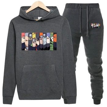 Naruto- Anime Men's Sets Hoodies+Pants New Spring 1