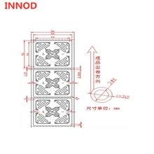 Большой epc momery 496 бит impinj H47 Пассивная RFID Метка перезаписываемая EPC Gen 2 uhf метка ярлык RFID для логистического управления активами