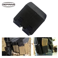 Тактический Двойной пистолет Mag мешок для пистолетов с зажимом для ремня подходит 2 дюймов Ширина ремни