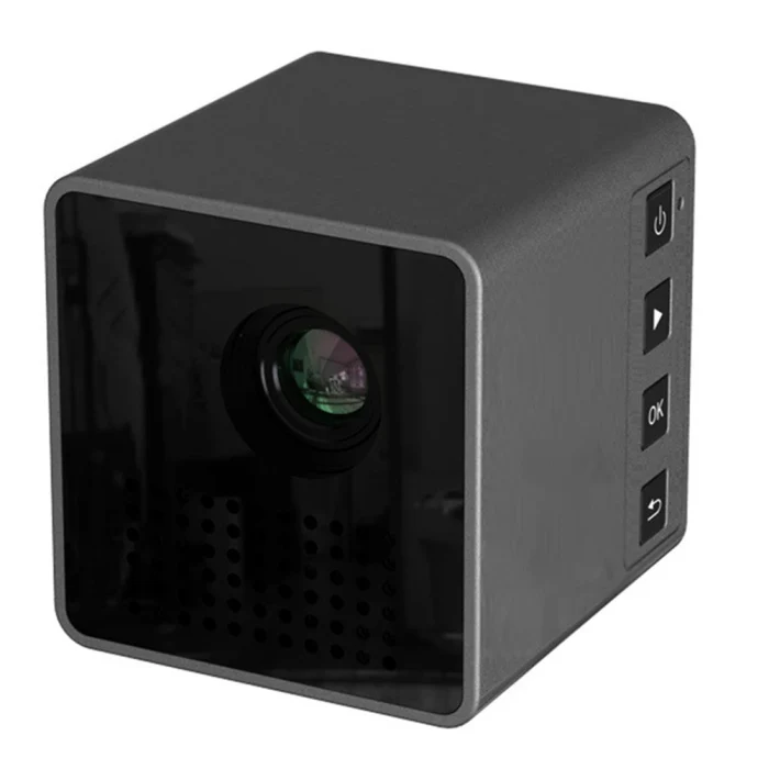 P1S мини куб проектор DLP HD 1080P домашний кинотеатр проекторы беспроводной портативный Wi-Fi для смартфонов VDX99