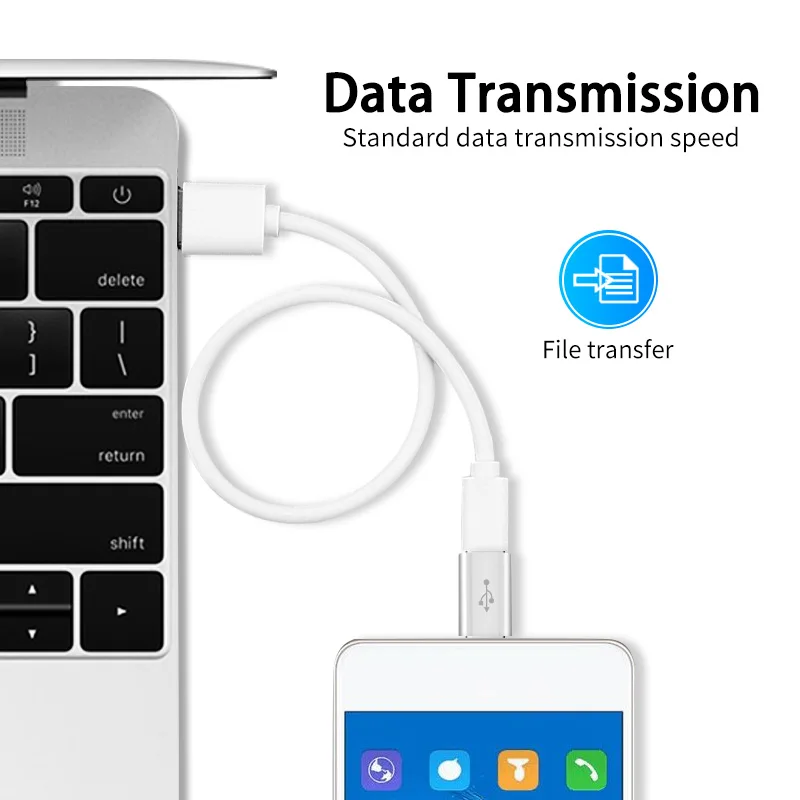 GUUGEI Mobile Phone Adapter Micro USB To USB C Data Card Conversion Head OTG3.1 Microusb Connector For Xiaomi 4C /LeTV /Huawei