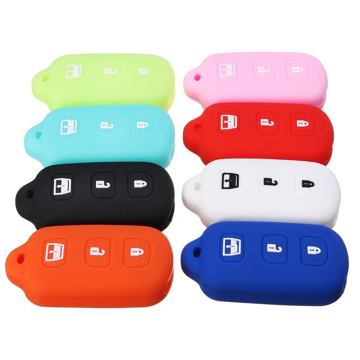 4 кнопки силиконовый чехол Брелок для Toyota 4runner Sequoia Matrix|fob cover|silicone key fob coversilicone |