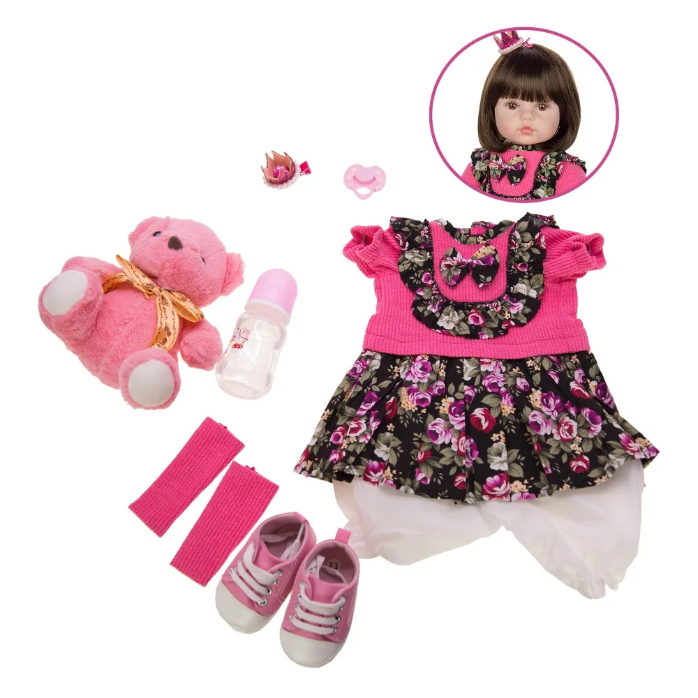 60 см bebe reborn, кукла для маленьких девочек, мягкая, мягкая, силиконовая, для детей, reborn, подарок, Реалистичный, playmate, play house, игрушки