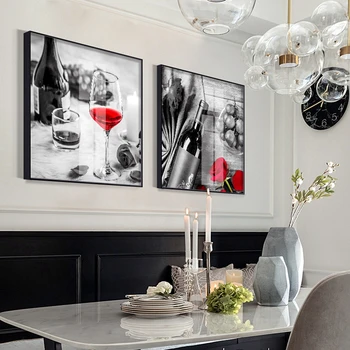 

Northern European-Style paintings by numbers Luxury Crystal Porcelain Wall Modern Minimalist Modern Wine Glass Decorative
