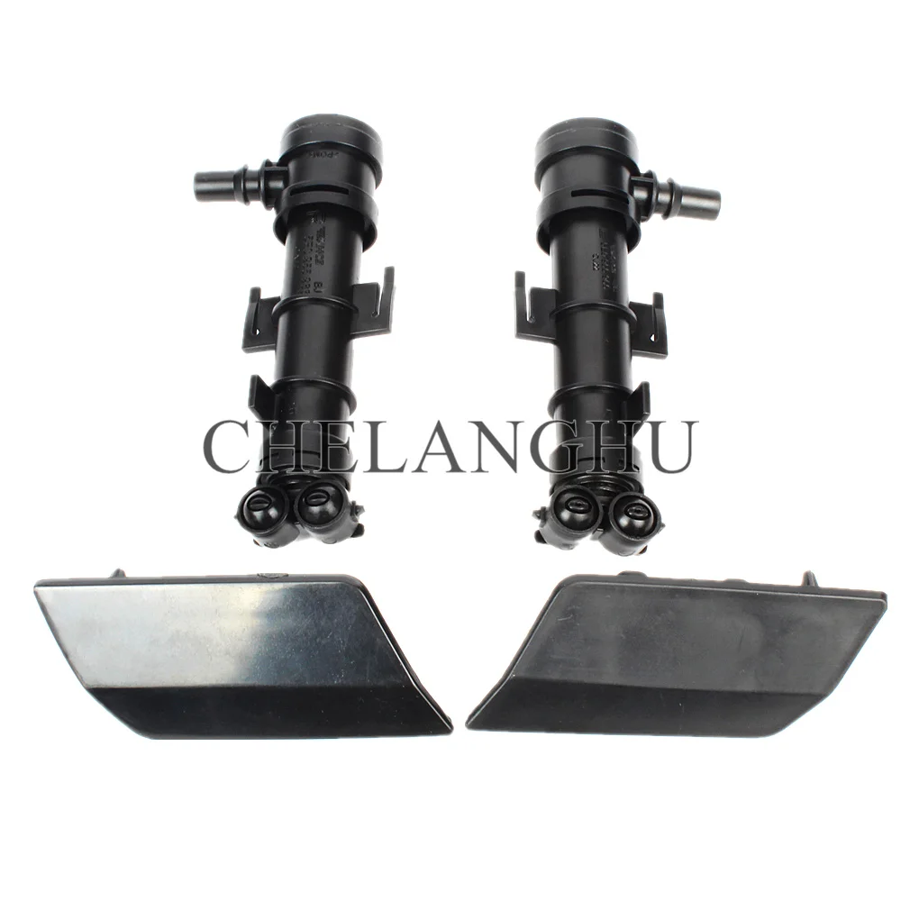 For Skoda Octavia A7 Sedan 2013 2014 2015 Front Headlight Washer Sprayer Nozzle Cylinder Jet And Washer Cover Cap