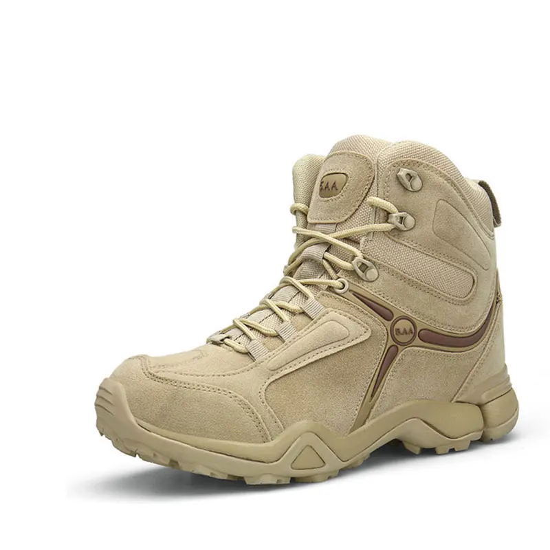 Мужская обувь для походов, пригодная для носки, высокие сапоги для пустыни, Походные сапоги военные сапоги, спортивные кроссовки для скалолазания на открытом воздухе AA60609