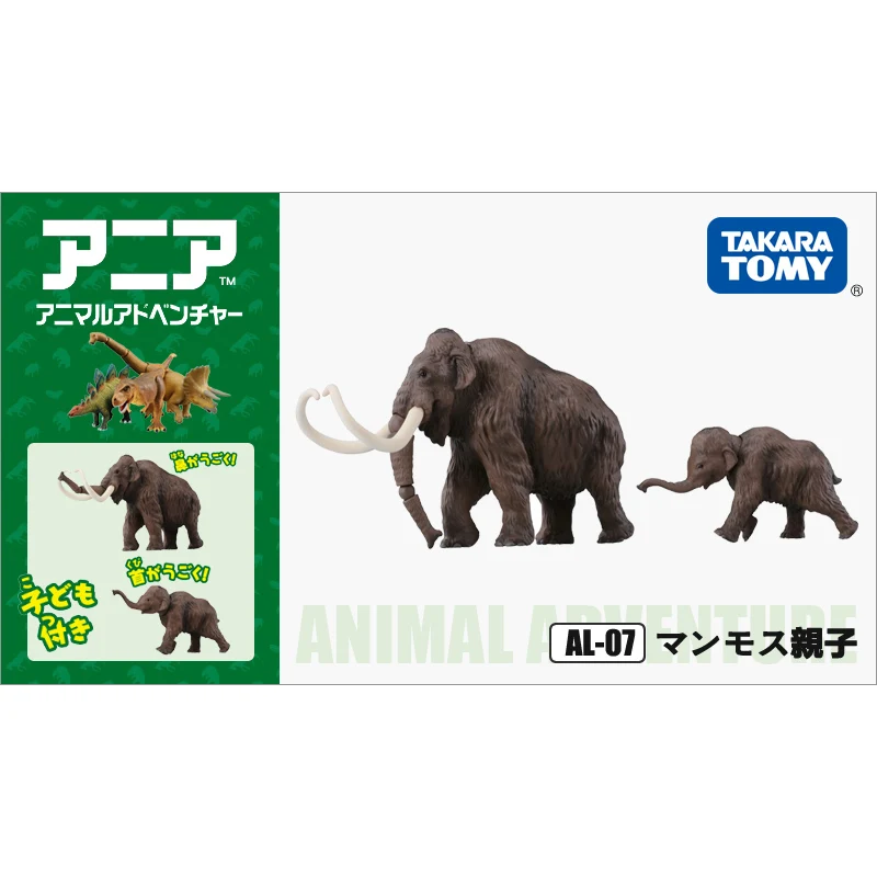 Takara Tomy ANIA животных Advanture AL-07 Мамонт 2 шт. ABS дикий футболка с рисунком персонажей