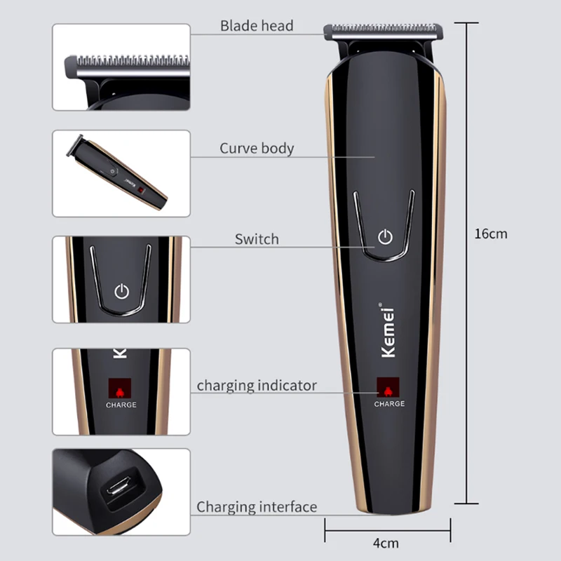 Günstige 8 In 1 herren Precision Haar Trimmer Haar Clipper Rasierer Körper Groomer Bart Stoppeln Trimer Gesicht Rasieren Maschine Kopf trimmen 40D