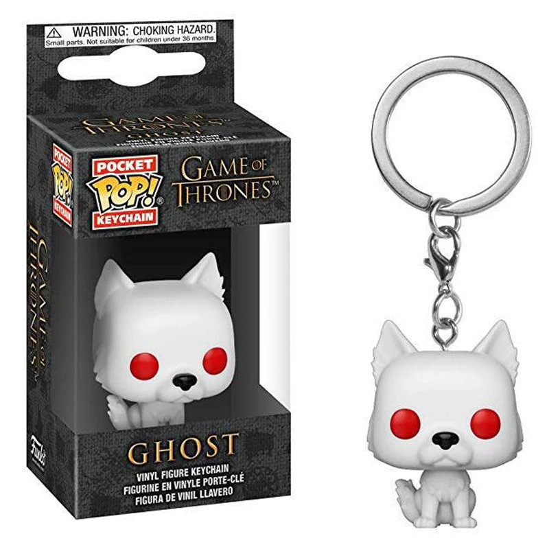 

Funko Pop Pocket Game of Thrones Keychain Ghost Action Figure Toys