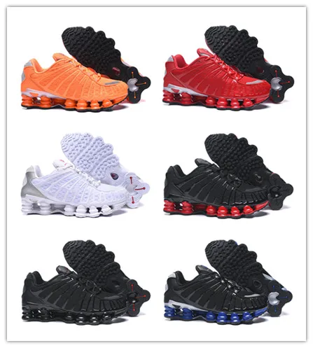 

NEW SHOX TL Running Shoes for men Clay Orange Triple Black Blue Metallic Silver Sunrise University Red White sneakers Eur40-46