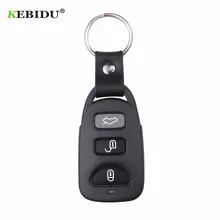 Kebidu controle remoto rf, cópia de controle remoto, 4 canais, clonagem de chave, fob, aprendizagem de distância, controle elétrico, porta de garagem, 433 mhz
