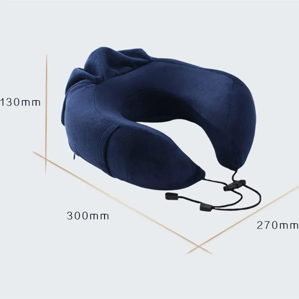 Стиль U-SHAPE Подушка через границы Горячая Пены Памяти Игрушка Эргономика шеи охранника наука и техника может добавить логотип