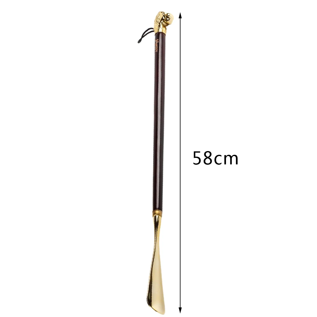 22.8inch Alloy & Wood Long Handle Shoe Horn Shoes Care Tool -Shoehorn 22.8inch Alloy & Wood Long Handle Shoe Horn Shoes Care Tool -Shoehorn