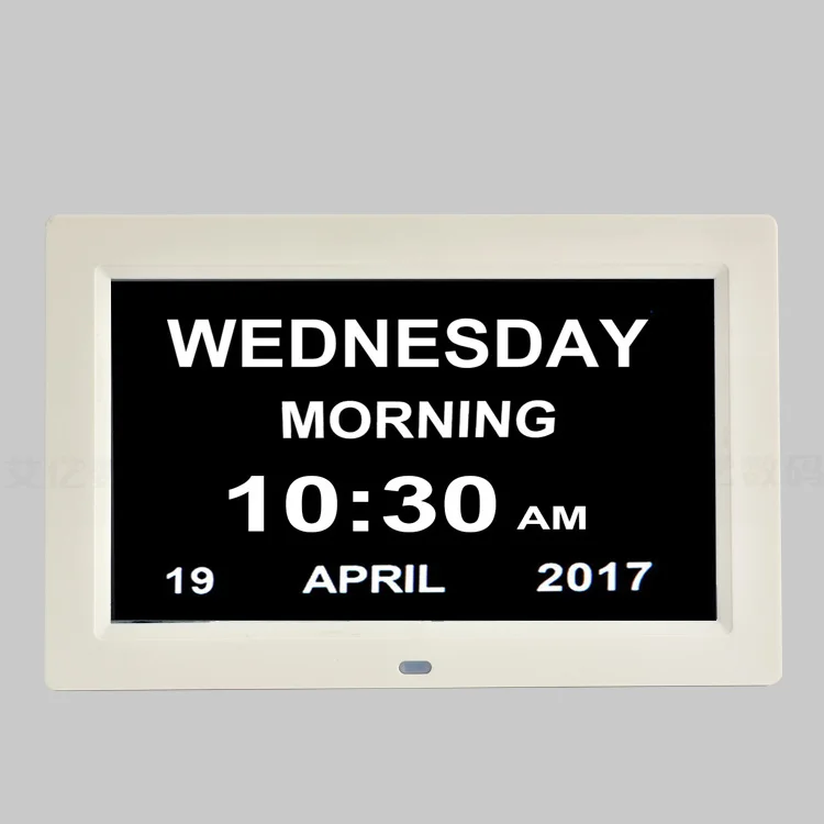 

Factory a Large Amount Stock 9-Inch Electronic Digital Clock Machine Day Clock Large Font 12 Groups of Alarm 8-State Language