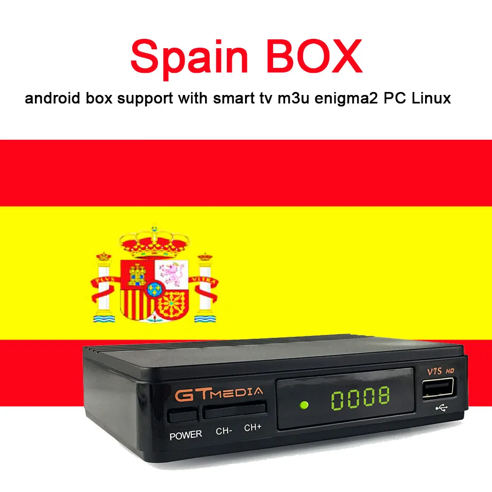 

spain Portugal Germany android box support with smart tv m3u enigma2 PC Linux