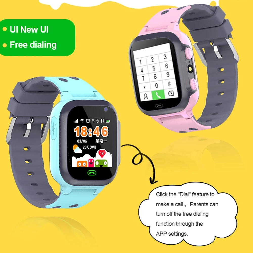 Детские Водонепроницаемые Смарт-часы SOS Antil-lost Smartwatch Детские 2G sim-карты часы трекер местоположения вызова Smartwatch PK Q50 Q90 Q528