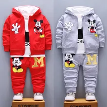 

Disney Children Sports Suit Spring Autumn Cartoon Mickey Minnie Tracksuit Children Toddler Boy Girl Clothes Set For 1-4 Years