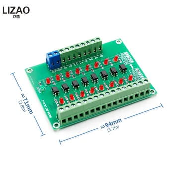 

24V To 5V 8-Channel 8bit Photoelectric Isolation Module Level Voltage Converter PNP Output PLC Signal Converter Adapter Module