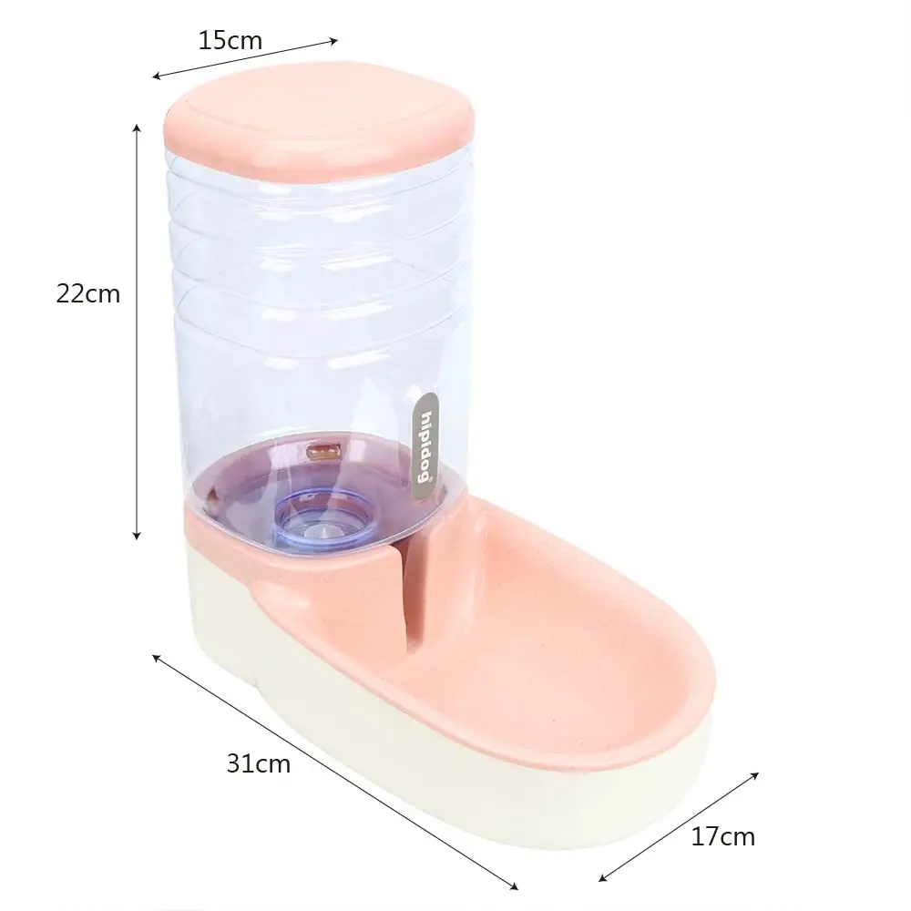 Собачий диспенсер для воды, собачьи принадлежности, бутылка для воды для питья домашних животных, миска для кормления кошек, пластиковая 3.8л, автоматические кормушки для собак