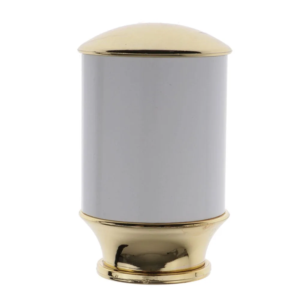 A White Metal Iron Window Curtain Rod End Unique Design Drapery Pole Drape Rod Finals Head Cap Finials Fit for Home Office - Цвет: A White