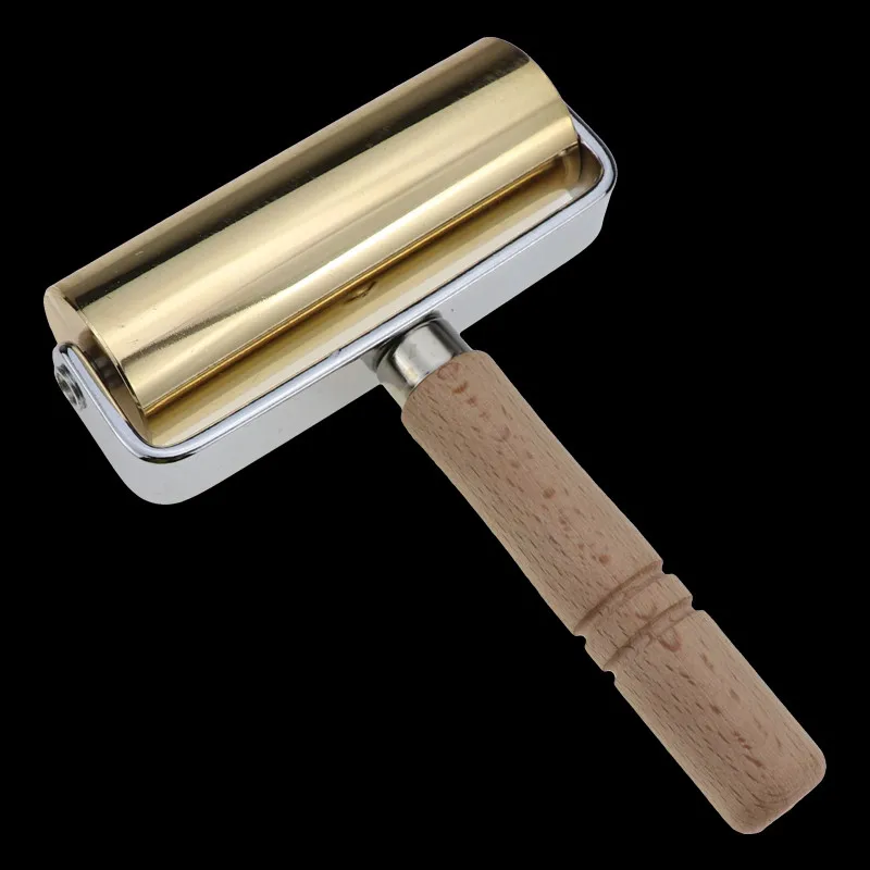 

26/60/100mm Leather Glue Edge Laminating Roller Craft Accessory For DIY Handmade Crease Tool Leathercraft Roller