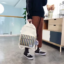 Сумка женская стиль рюкзак женская Холщовая Сумка Универсальный студенческий рюкзак поколение жира