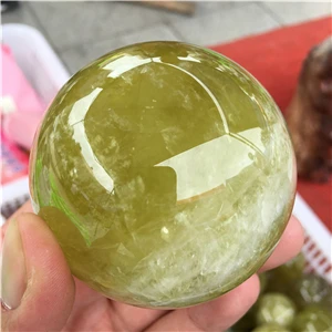 Около 6-7 см хрустальный шар цитрин Сфера излечиваюший чакры spirit gemstones образец минеральное деревянное украшение для дома база в комплекте