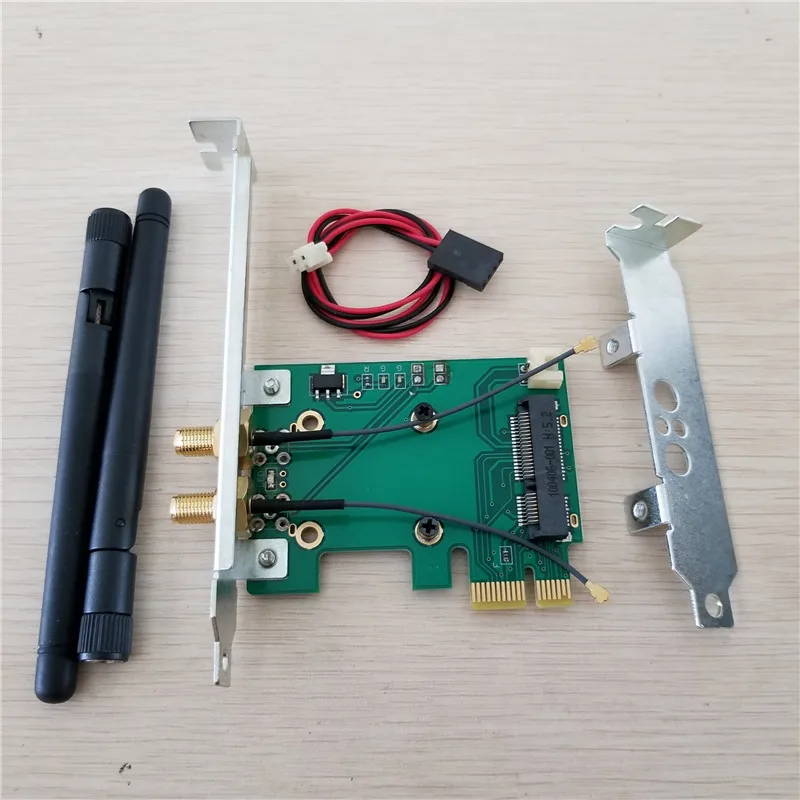 Bluetooth WIFI Mini PCI E TO PCIe 1x 4x 8x 16x adapter converter card