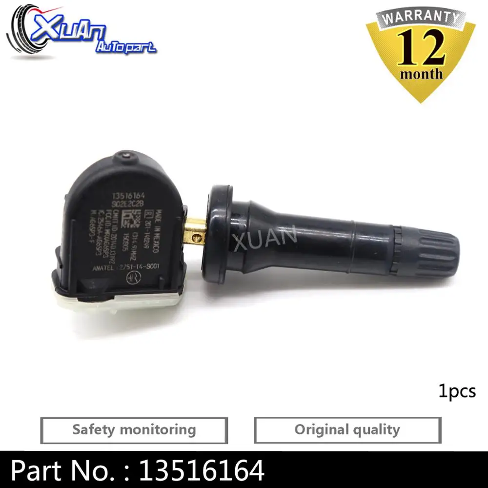 XUAN 1 шт. датчик давления в шинах TPMS сенсор 13516164 для GMC Canyon Sierra Terrain Yukon XL 315 МГц