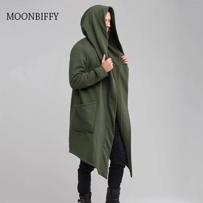 Женский кардиган-победитель 3XL толстовка с капюшоном теплое однотонное пальто