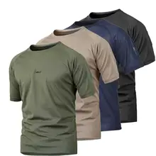 PAVEHAWK 3d round neck power dry polyester boys army shirt breathable outdoor man's t-shirt short sleeve camping fishing 32