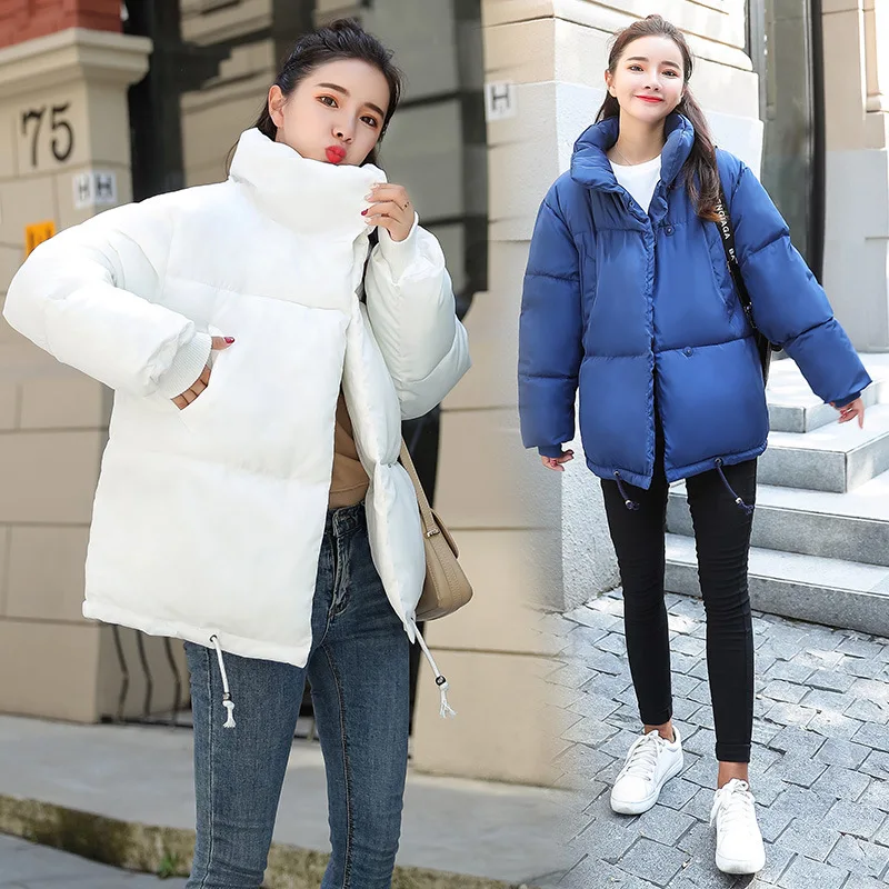 

Down Coat Student Korean-style Short BF Harajuku-Style Loose Thick Warm Cotton-padded Clothes Winter 2018 New Style Cotton-padde