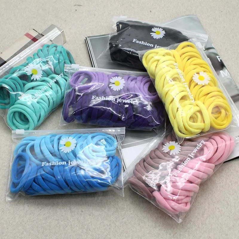 100 Pcs/lot Small Hair Ties Gum Colorful Nylon Rubber Bands Headband  Scrunchies Elastic Hair Bands For Girls Hair Accessories - Hair Ties -  AliExpress