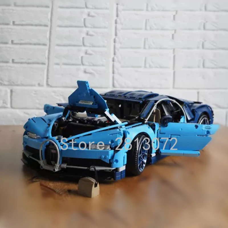 20086 Supercar Bugattis Blue Technic 42083 3625 шт Chiron модель автомобиля строительные блоки кирпичи игрушки