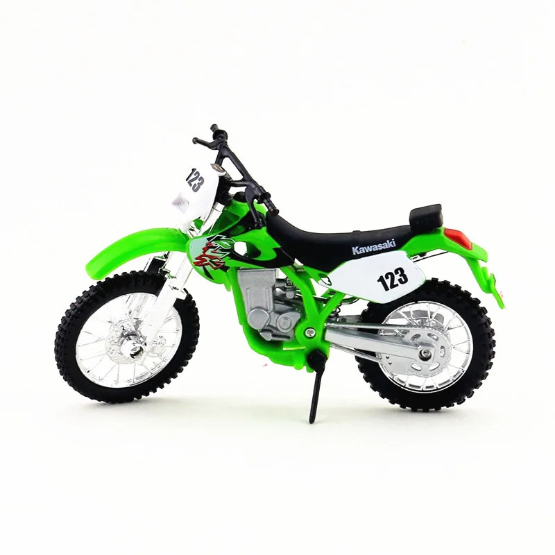 Maisto 1/18 1:18 Масштаб Kawasaki KLX 250SR Мотоциклы мотоциклы литье под давлением дисплей
