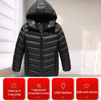 Winter Children's Smart Heating Clothing USB Heating Clothing Boys And Girls Warm Jacket Outdoor Electric Heating Clothing 4