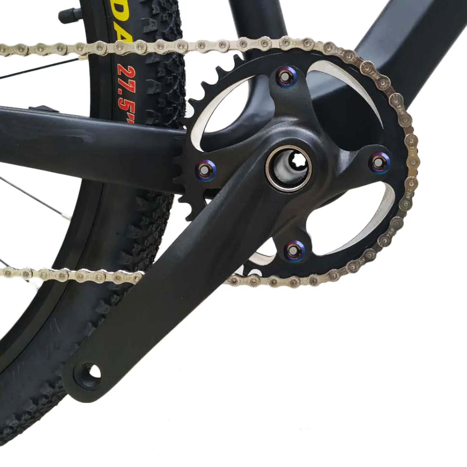2pc Crank Arm Protector Black Cover 
