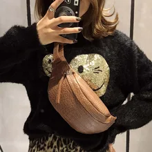 Новая поясная сумка, женская кожаная поясная сумка, набедренные сумки, крокодиловые вены, Сумка с бананом, на молнии, поясная сумка, уличная сумка с почками, сумки на плечо