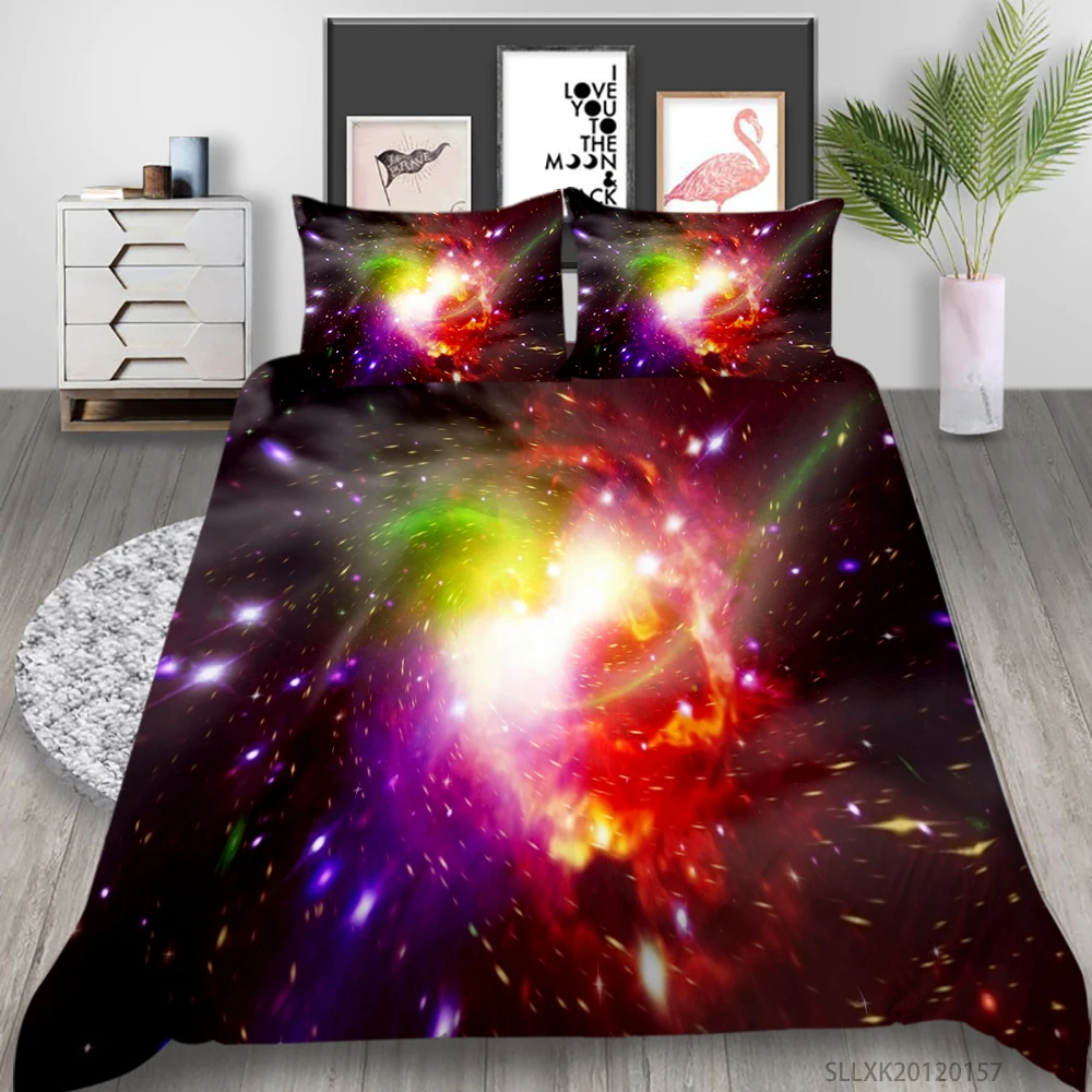 

3D Bedding Set King Size Duvet Cover Set Luxury Print 2/3 Pcs Bedclothes Modern Bed Set Pillowcase Home Textile Dropship